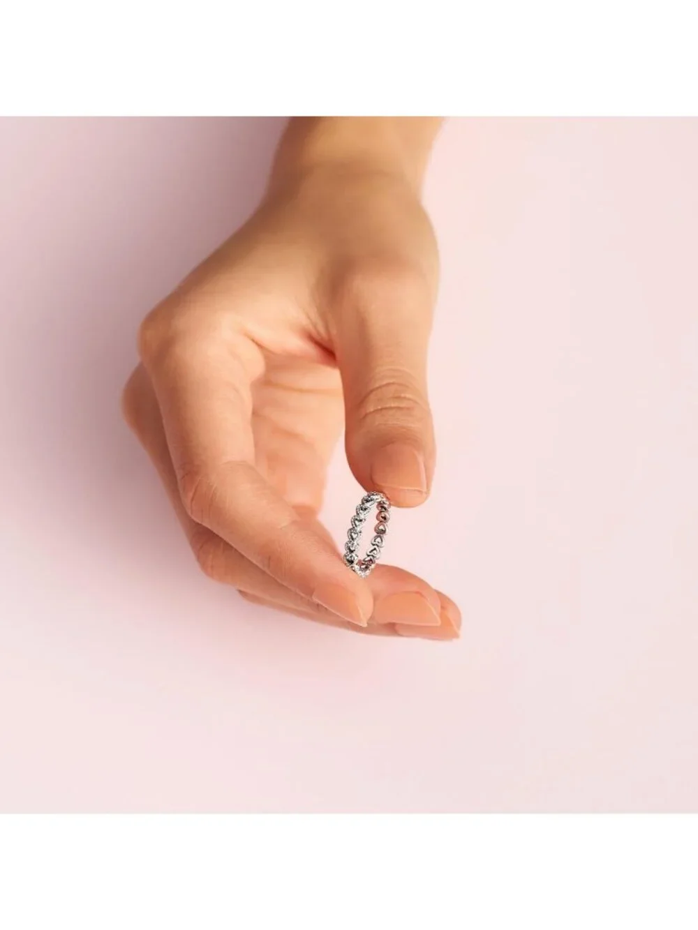 Stackable Heart Ring for Women - Sterling Silver Band - Perfect Gift with Box